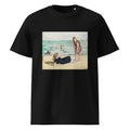 Black T-shirt On The Beach Premium
