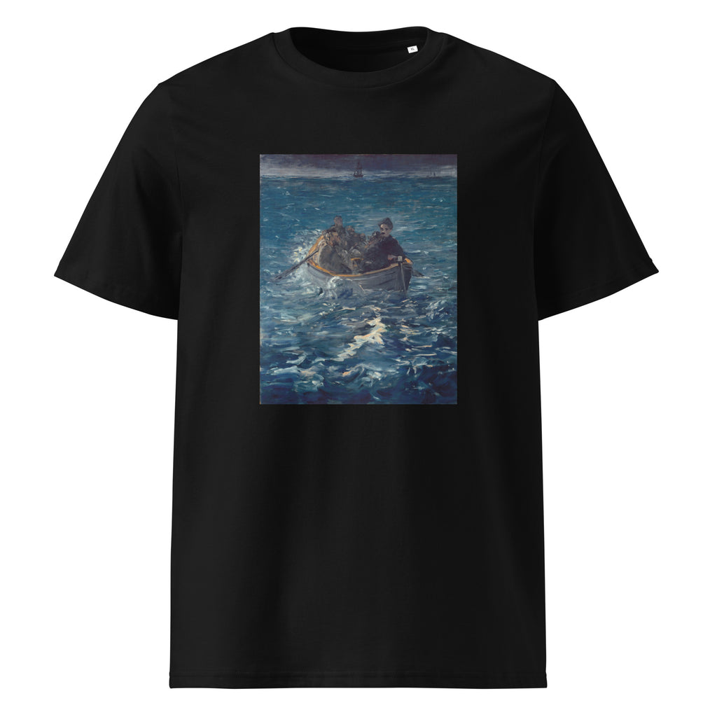 Black T-shirt The Escape Of Rochefort Edouard Manet 1881 Premium