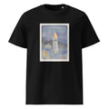 Black T-shirt Young Woman On The Beach Premium