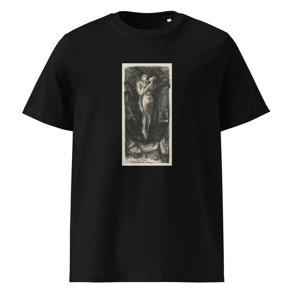 Black T-shirt The Flower Of Love Die Blume Der Liebe 1896 Premium