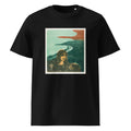 Black T-shirt Woman Head Against The Shore Premium