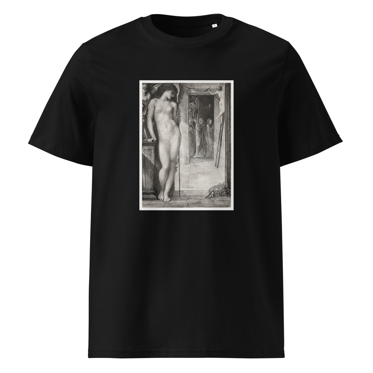 Black T-shirt Venus Epithalamia Print Premium
