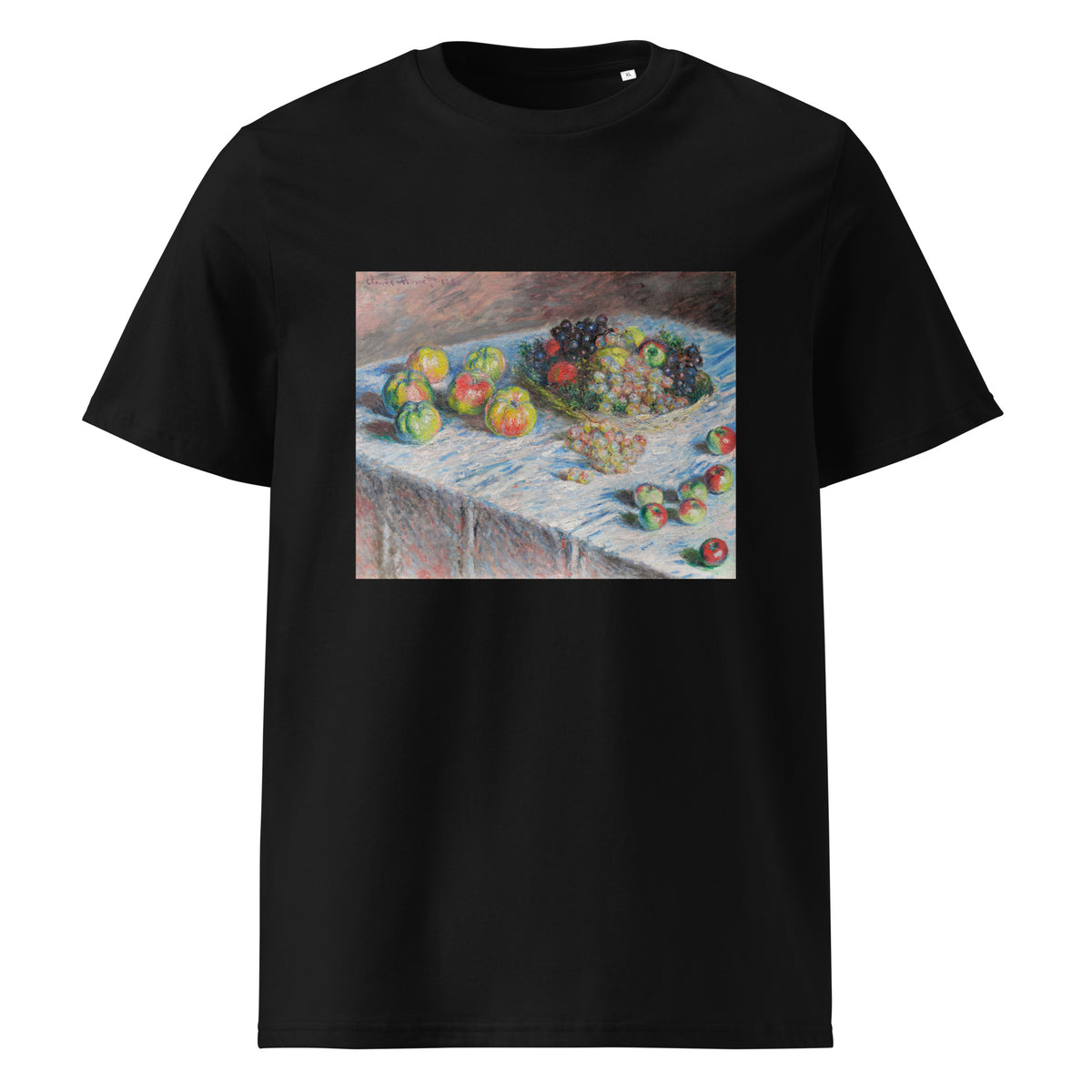 Black T-shirt Apples And Grapes II Premium