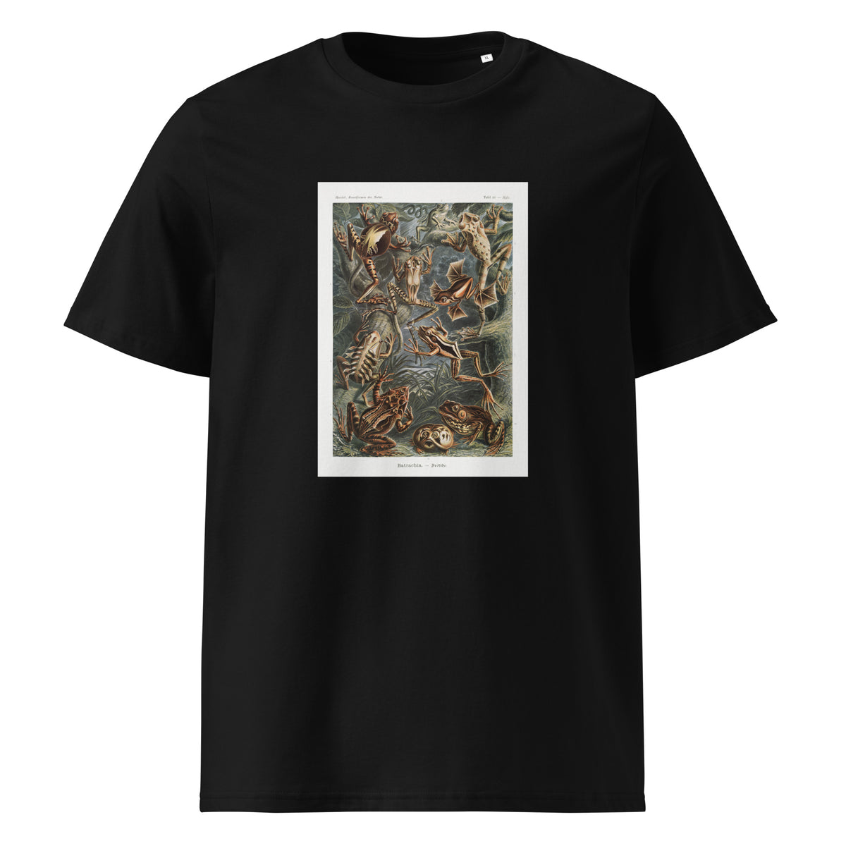 Black T-shirt Batrachia Frosche Premium