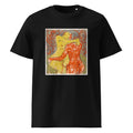 Black T-shirt Love Scene Liebesszene Print Premium