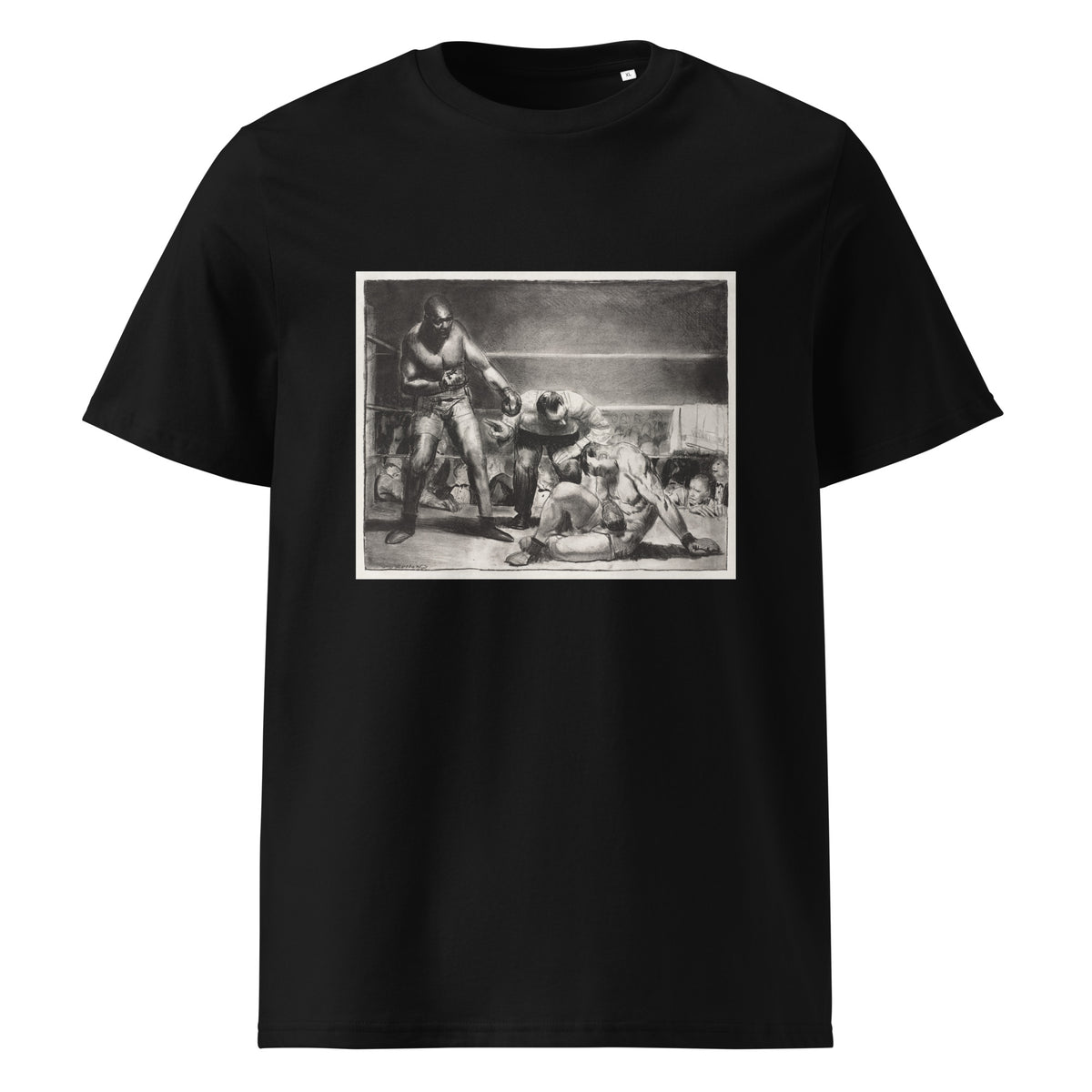 Black T-shirt The White Hope Print Premium