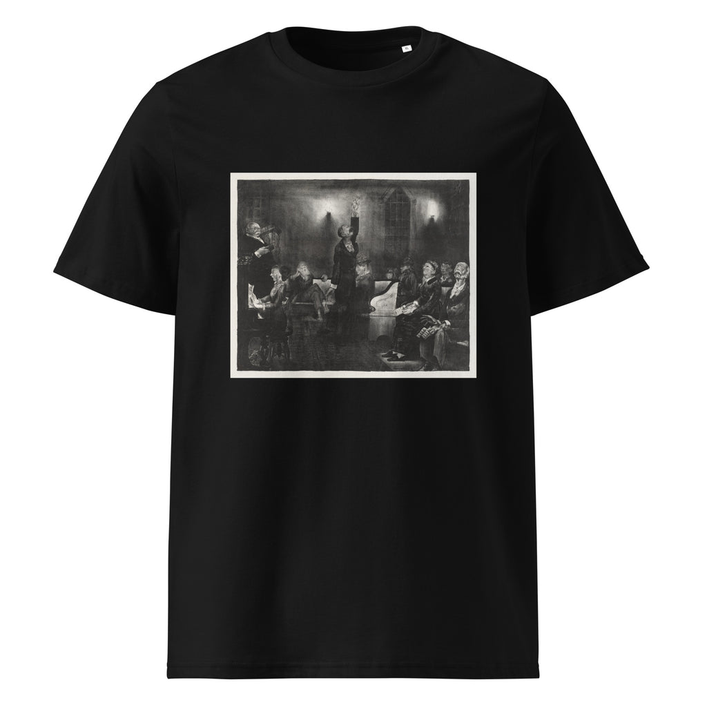 Black T-shirt Prayer Meeting Second Stone Print Premium