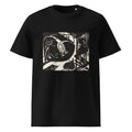 Black T-shirt Two Mythical Animals Print Premium