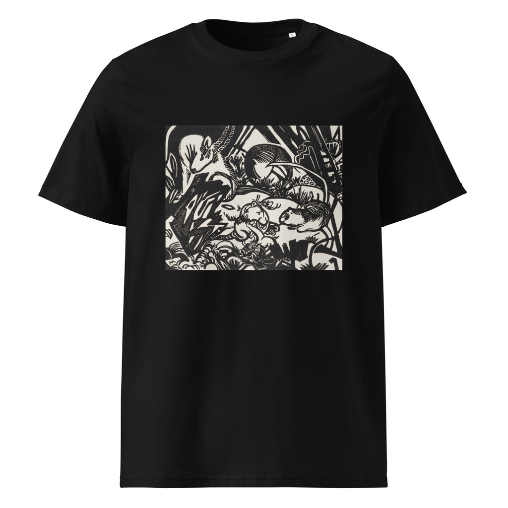 Black T-shirt From The Animal Legend Genius Print Premium