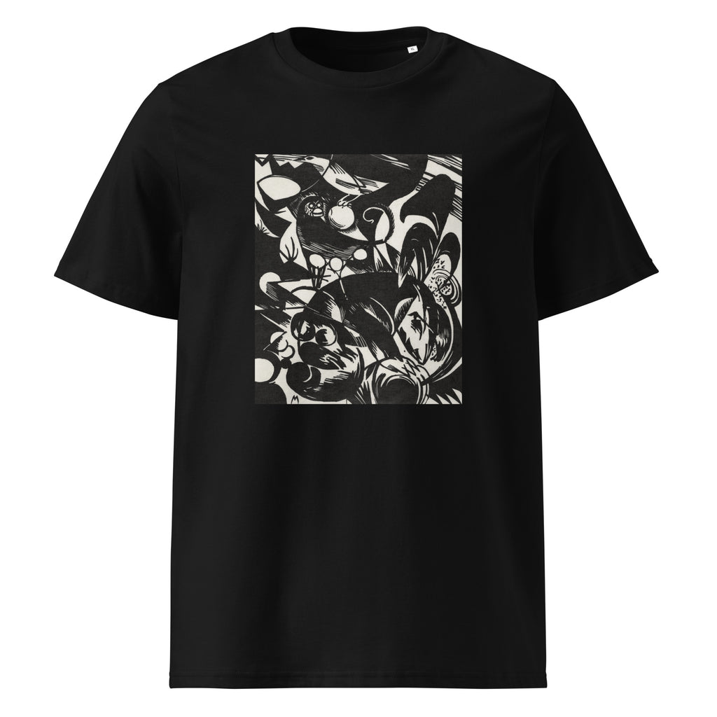 Black T-shirt New European Graphics Portfolio III German Artists Print Premium