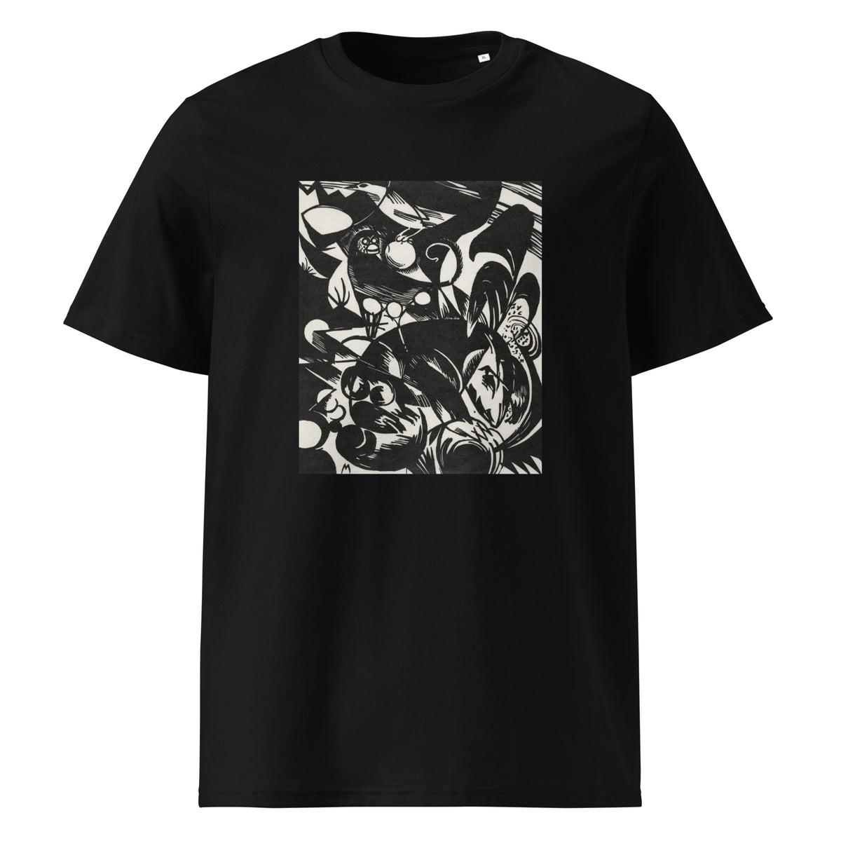 Black T-shirt New European Graphics Portfolio III German Artists Print Premium