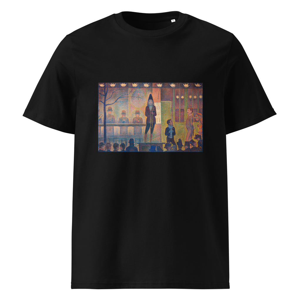 Black T-shirt Georges Seurat Circus Sideshow Premium