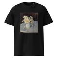 Black T-shirt Yellow Roses In A Vase Premium