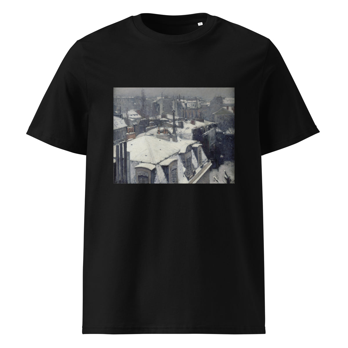 Black T-shirt Rooftops In The Snow Premium