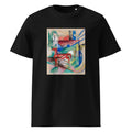 Black T-shirt Landscape With Animals Premium