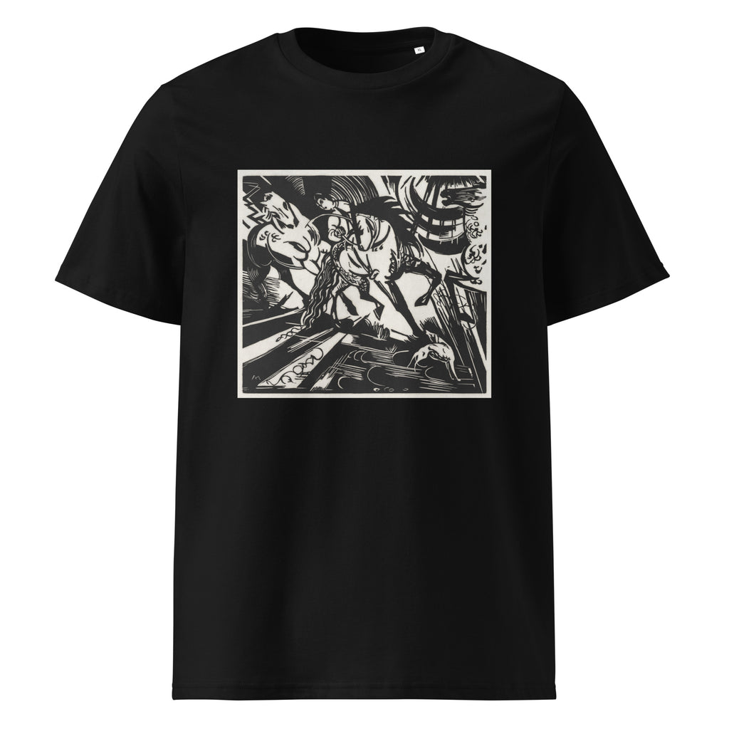 Black T-shirt The Riding School Print Premium