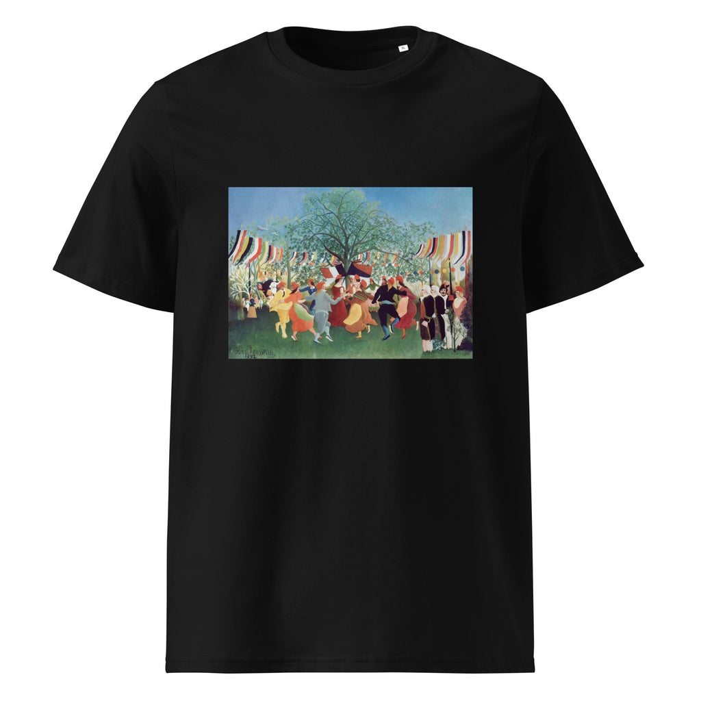 Black T-shirt Henri Rousseau A Centennial Of Independence Famous Painting Premium