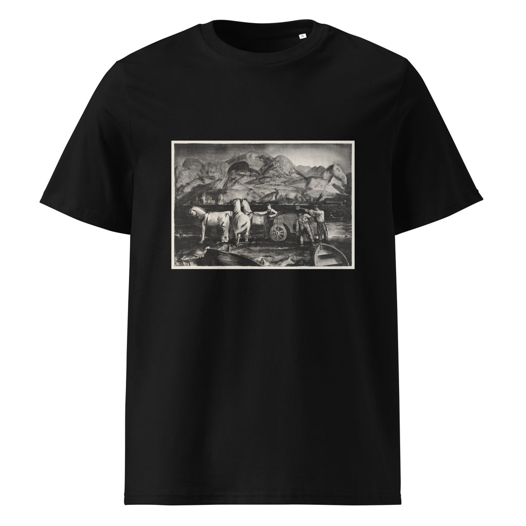 Black T-shirt The Sand Team Print Premium