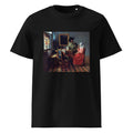 Black T-shirt Johannes Vermeer The Wine Glass Famous Painting Premium