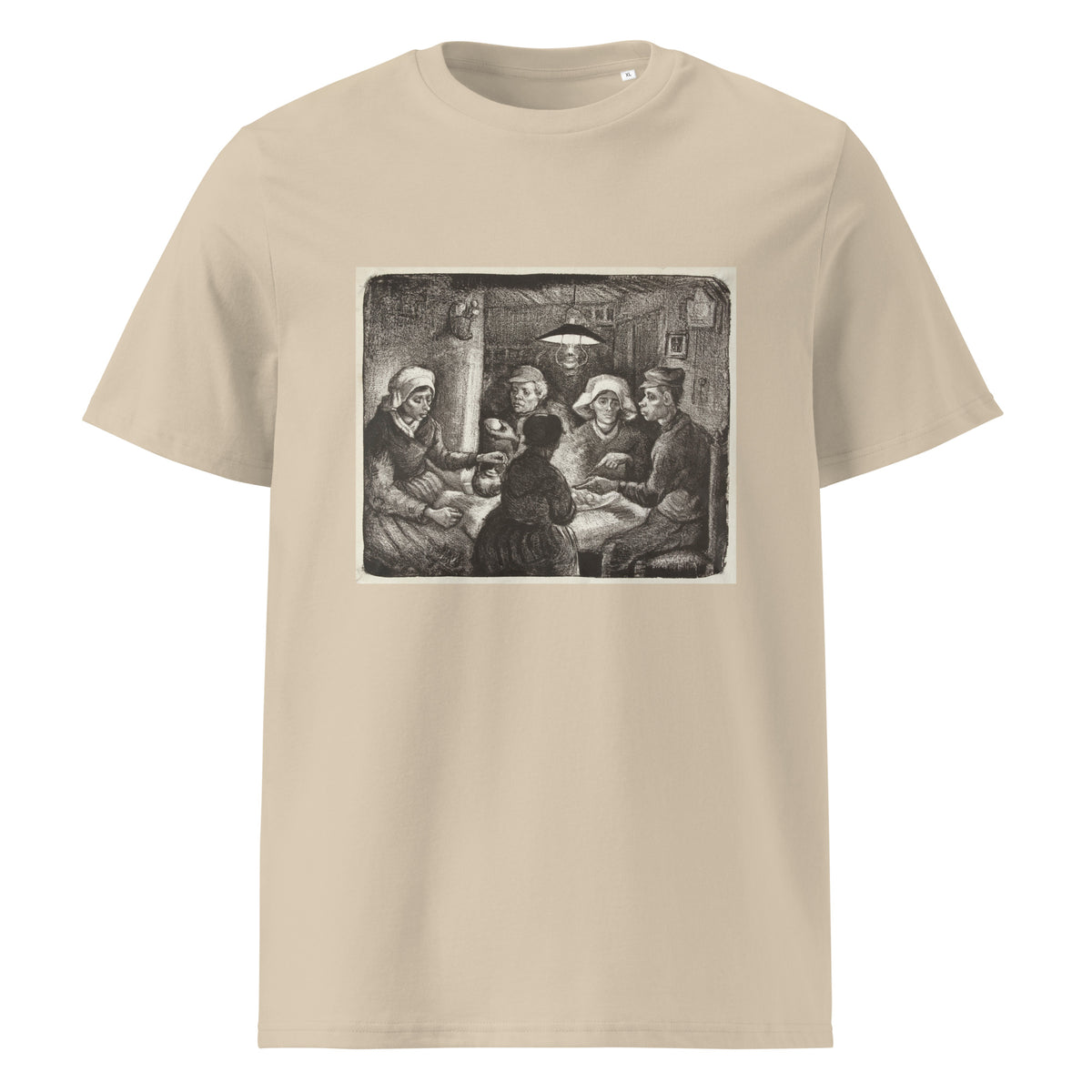Desert T-shirt Composition Lithograph Of The Potato Eaters De Aardappeleters 1885 Premium