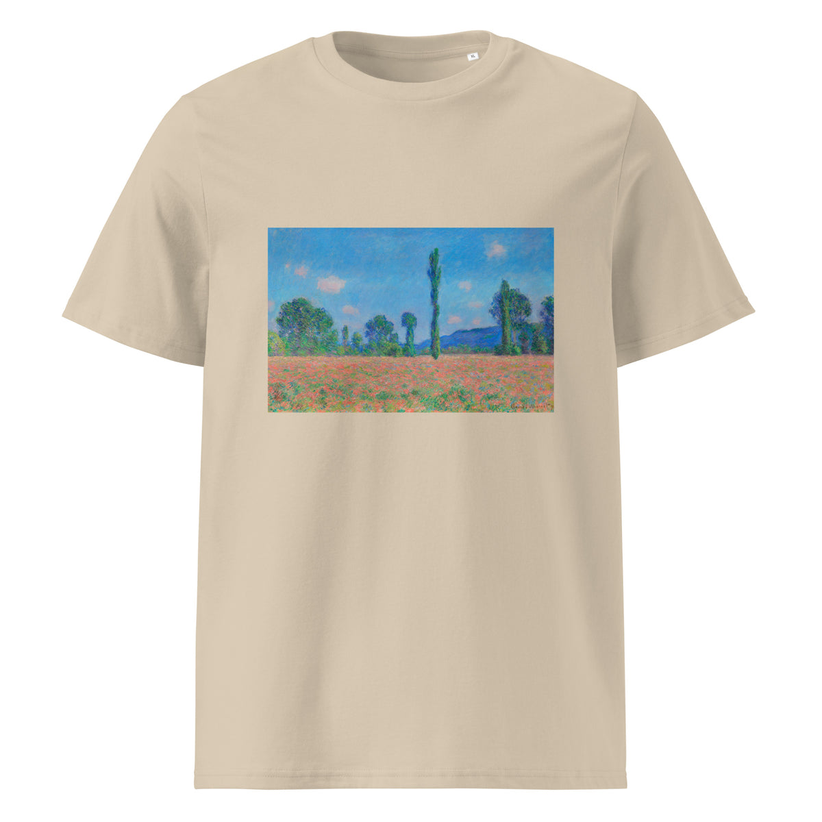 Desert T-shirt Poppy Field Giverny Premium