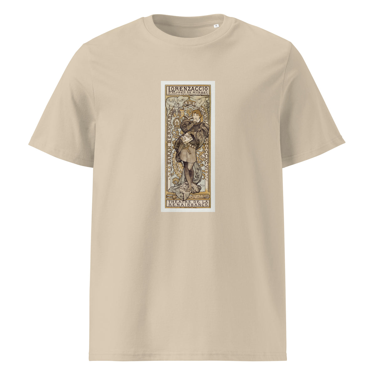 Desert T-shirt Lorenzaccio Piece En V Actes D Alfred De Musset Adaptation De M Armand D Artois Theatre De La Renaissance - Alphonse Maria Mucha 1869 Premium