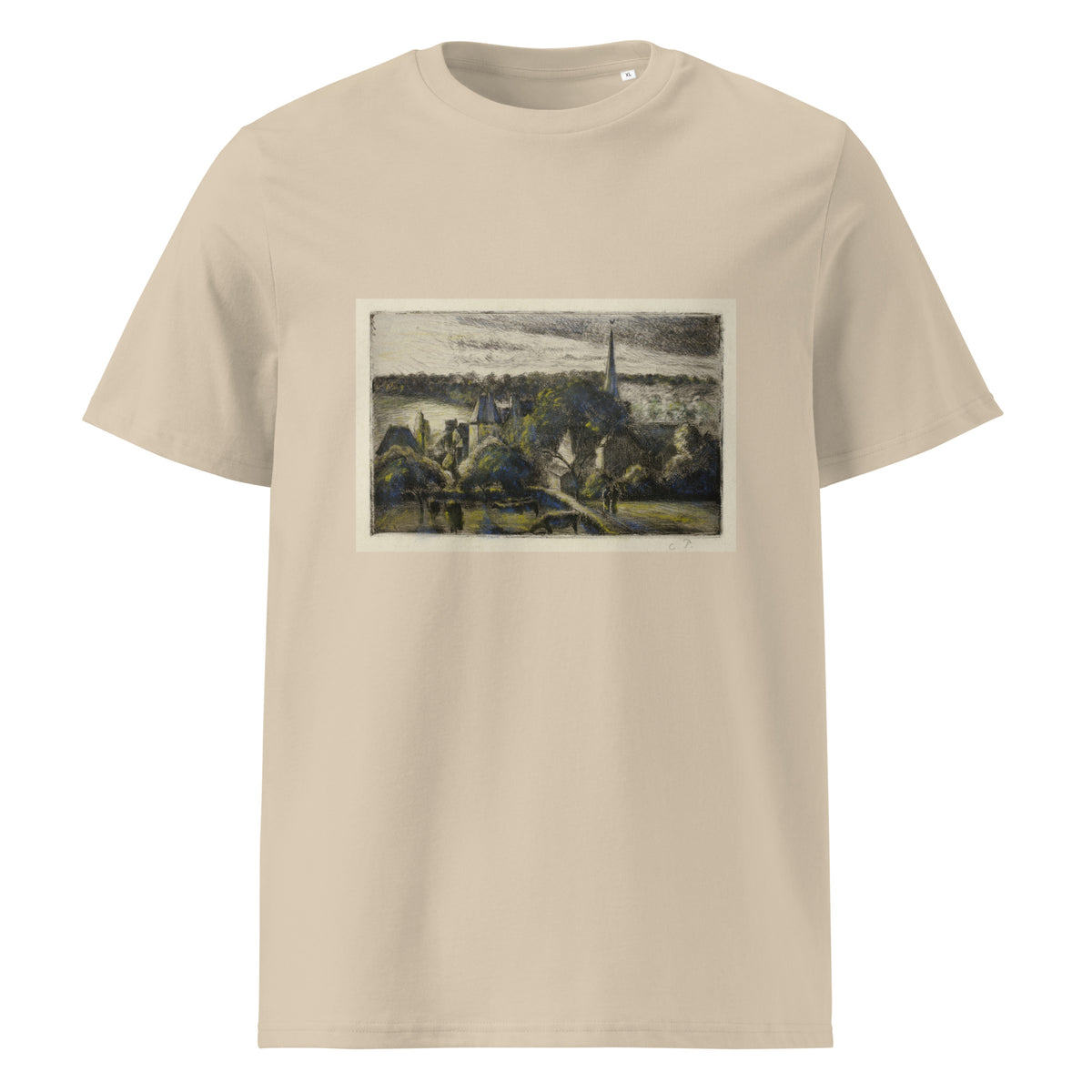Desert T-shirt Church And Farm At Eragny Premium