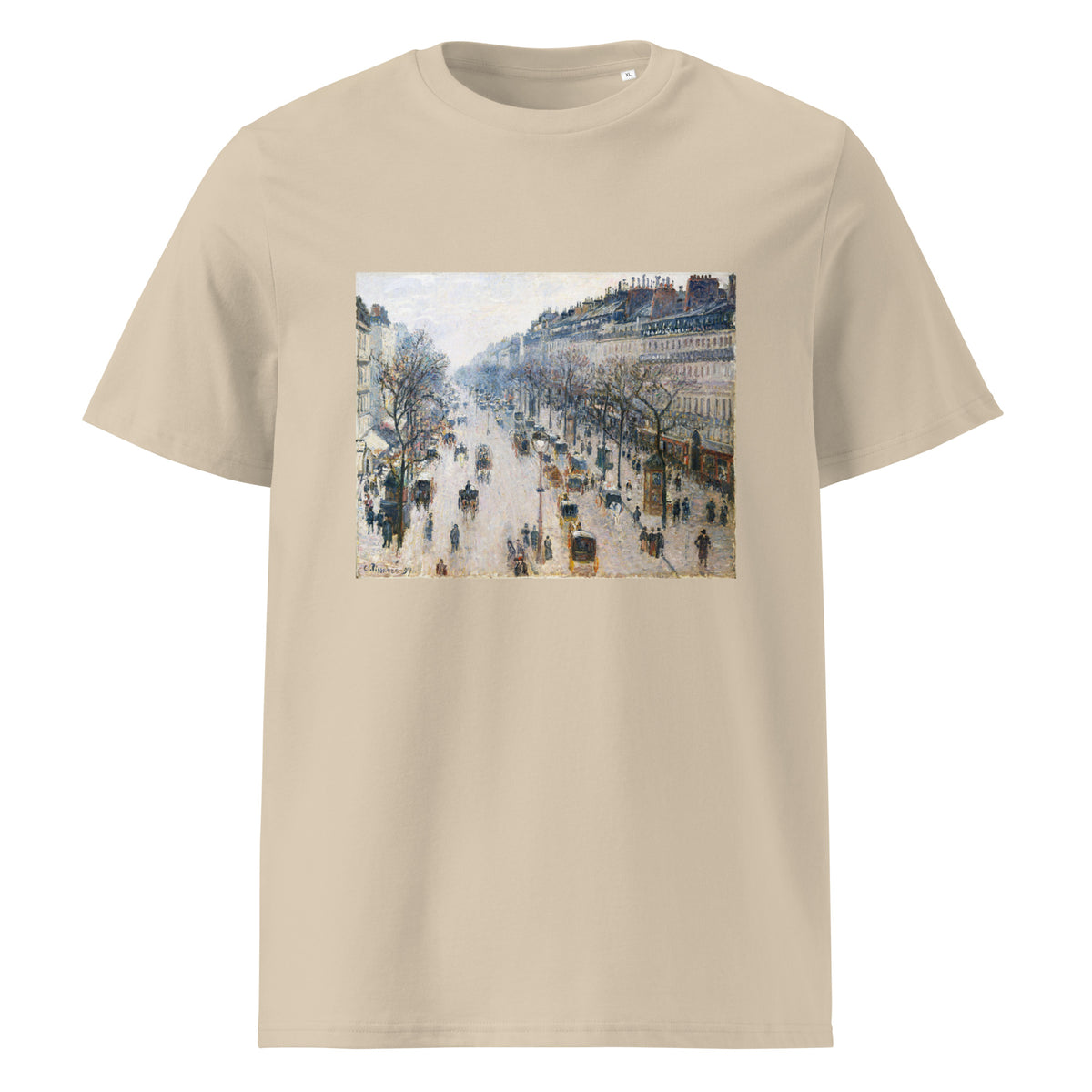 Desert T-shirt The Boulevard Montmartre On A Winter Morning Premium