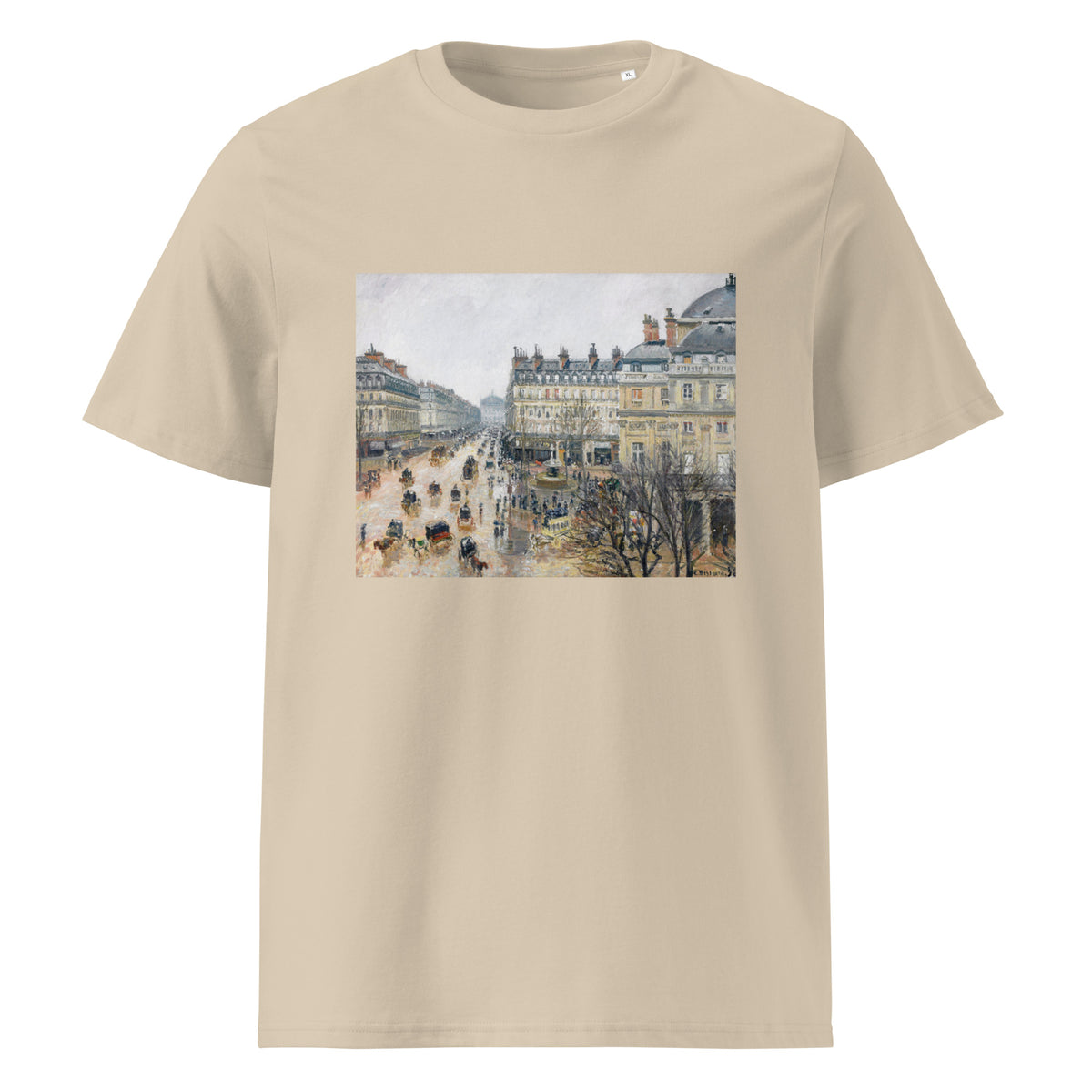 Desert T-shirt French Theater Square Paris Painting In High Resolution Premium