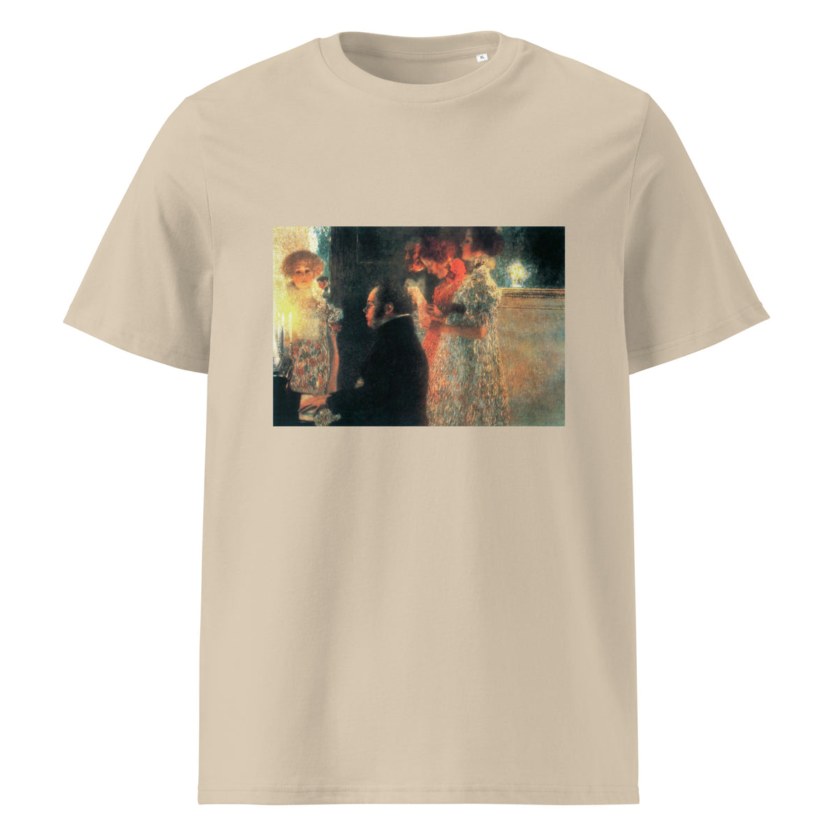 Desert T-shirt Gustav Klimt Schubert At The Piano II Famous Painting Premium