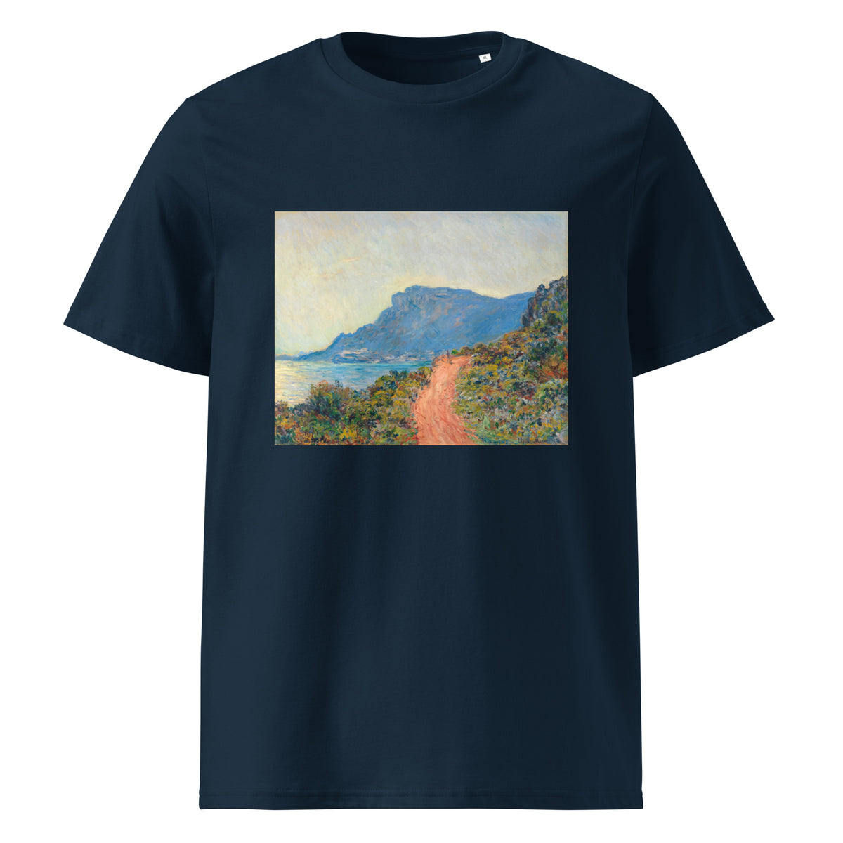 Navy T-shirt La Corniche Near Monaco Premium