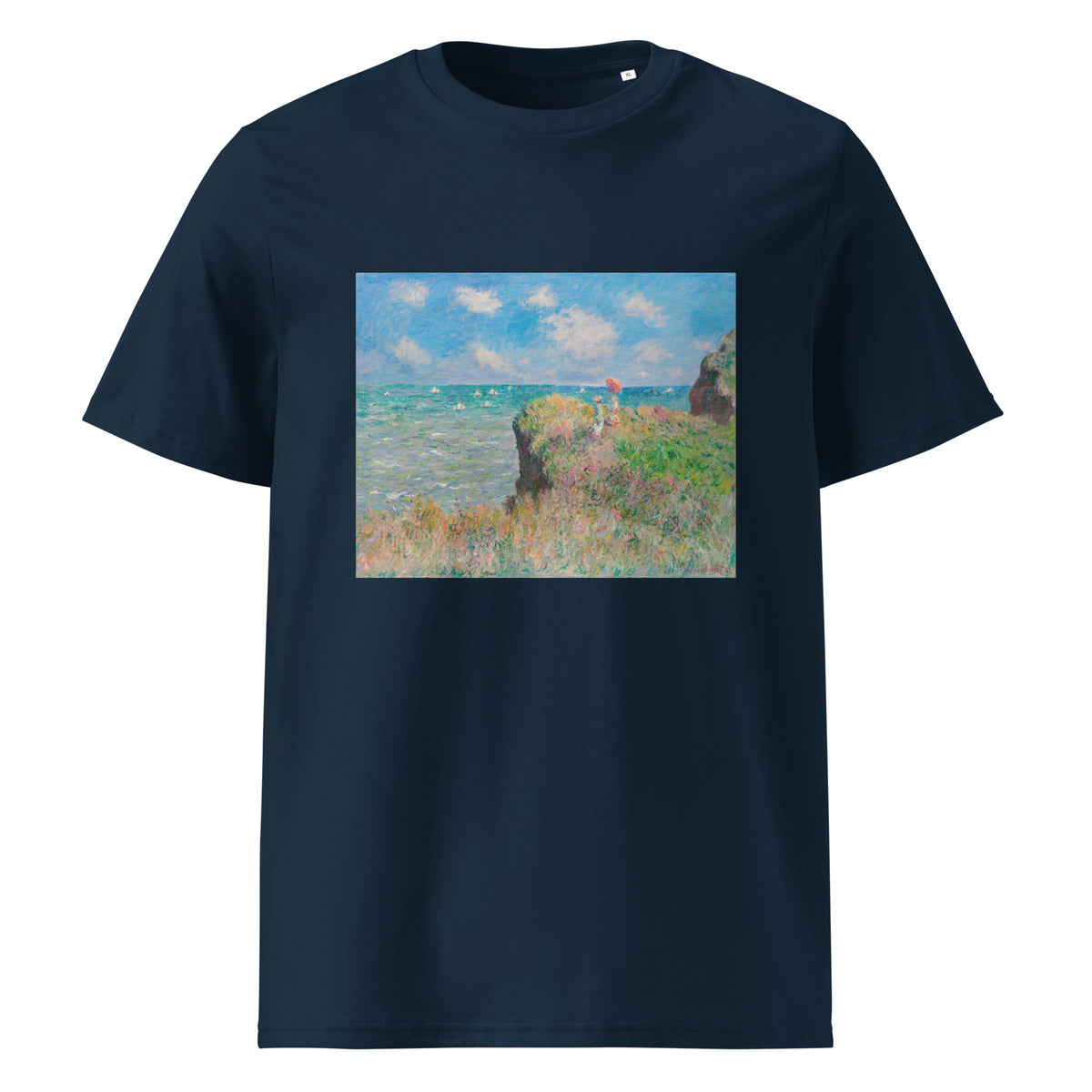 Navy T-shirt Cliff Walk At Pourville Premium