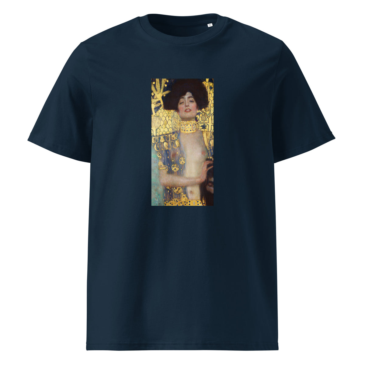 Navy T-shirt Gustav Klimt Judith And The Head Of Holofernes Famous Painting Premium