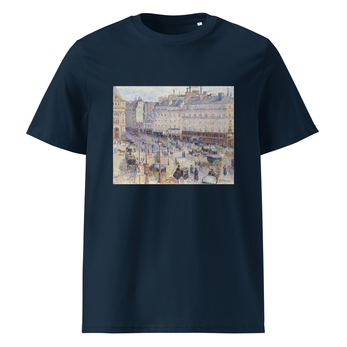 Navy T-shirt The Place Du Havre Paris Premium
