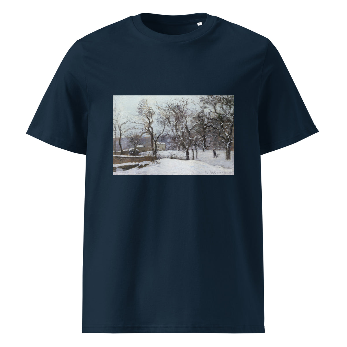 Navy T-shirt Snow At Louveciennes Premium