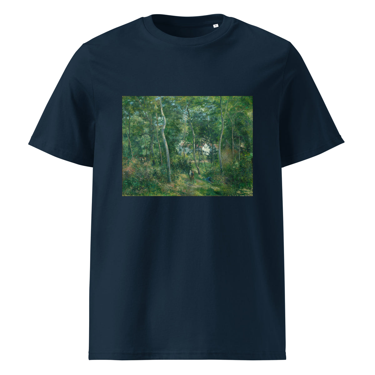 Navy T-shirt Edge Of The Woods Near L Hermitage Pontoise Premium
