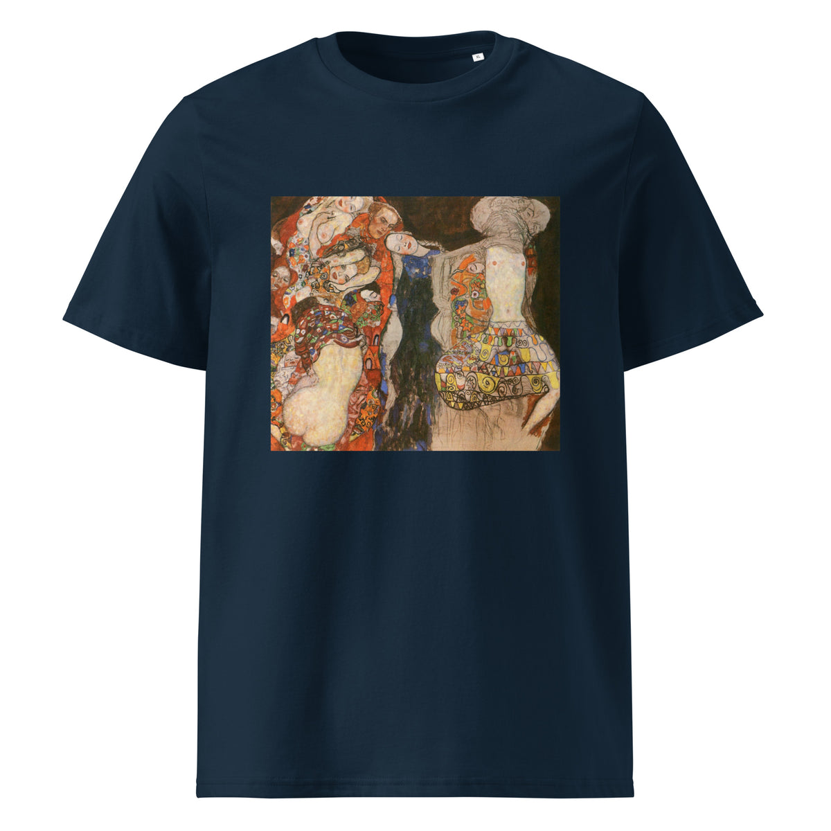 Navy T-shirt Gustav Klimt The Bride Famous Painting Premium