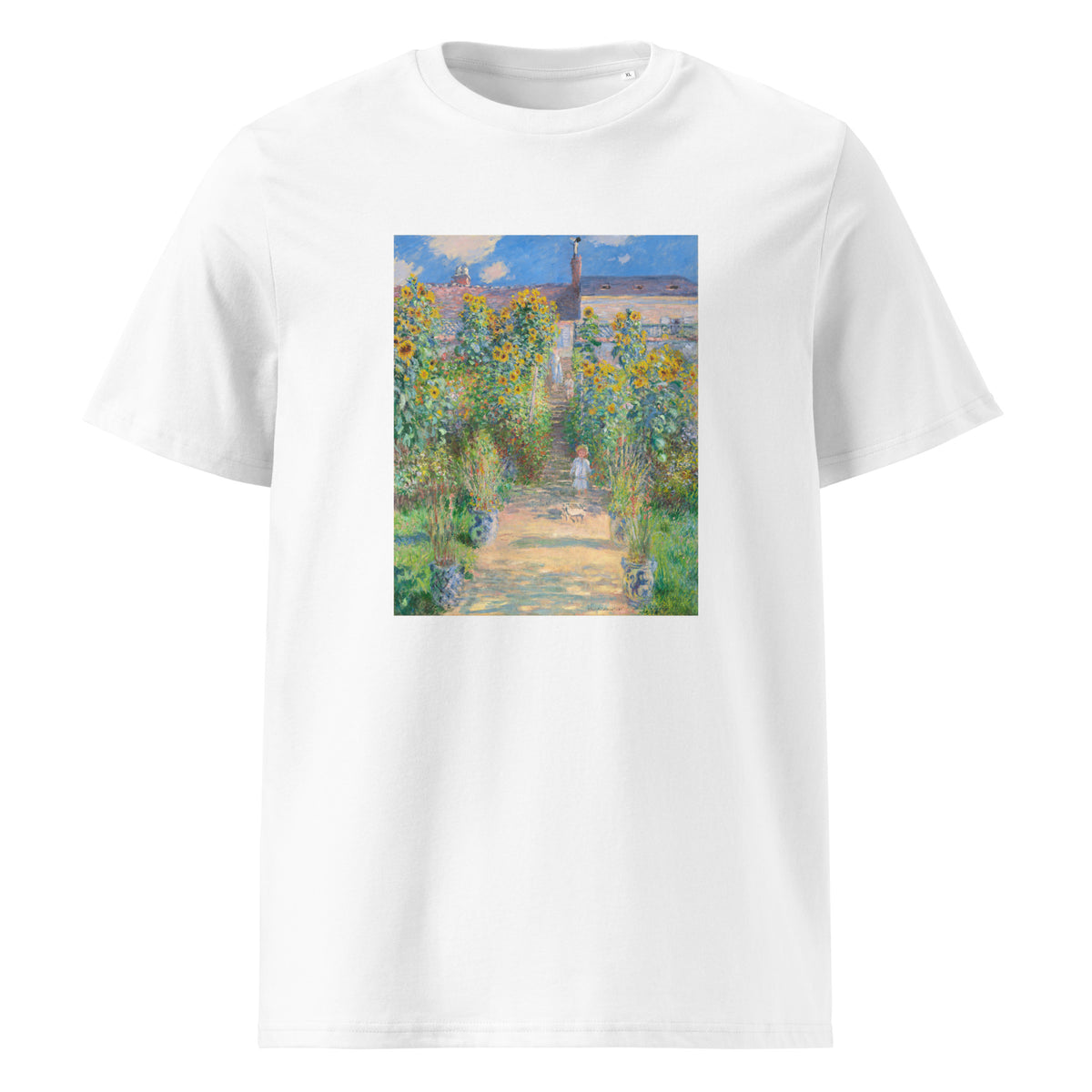 White T-shirt The Artist S Garden At Vetheuil Premium
