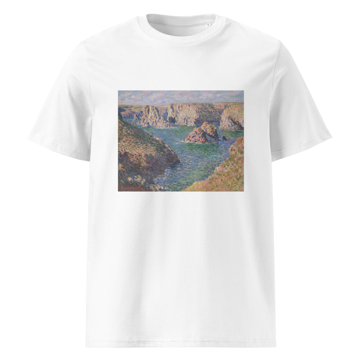 White T-shirt Port-Domois Belle-Isle Premium