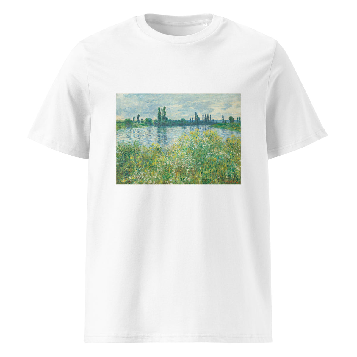 White T-shirt Banks Of The Seine Vetheuil Premium