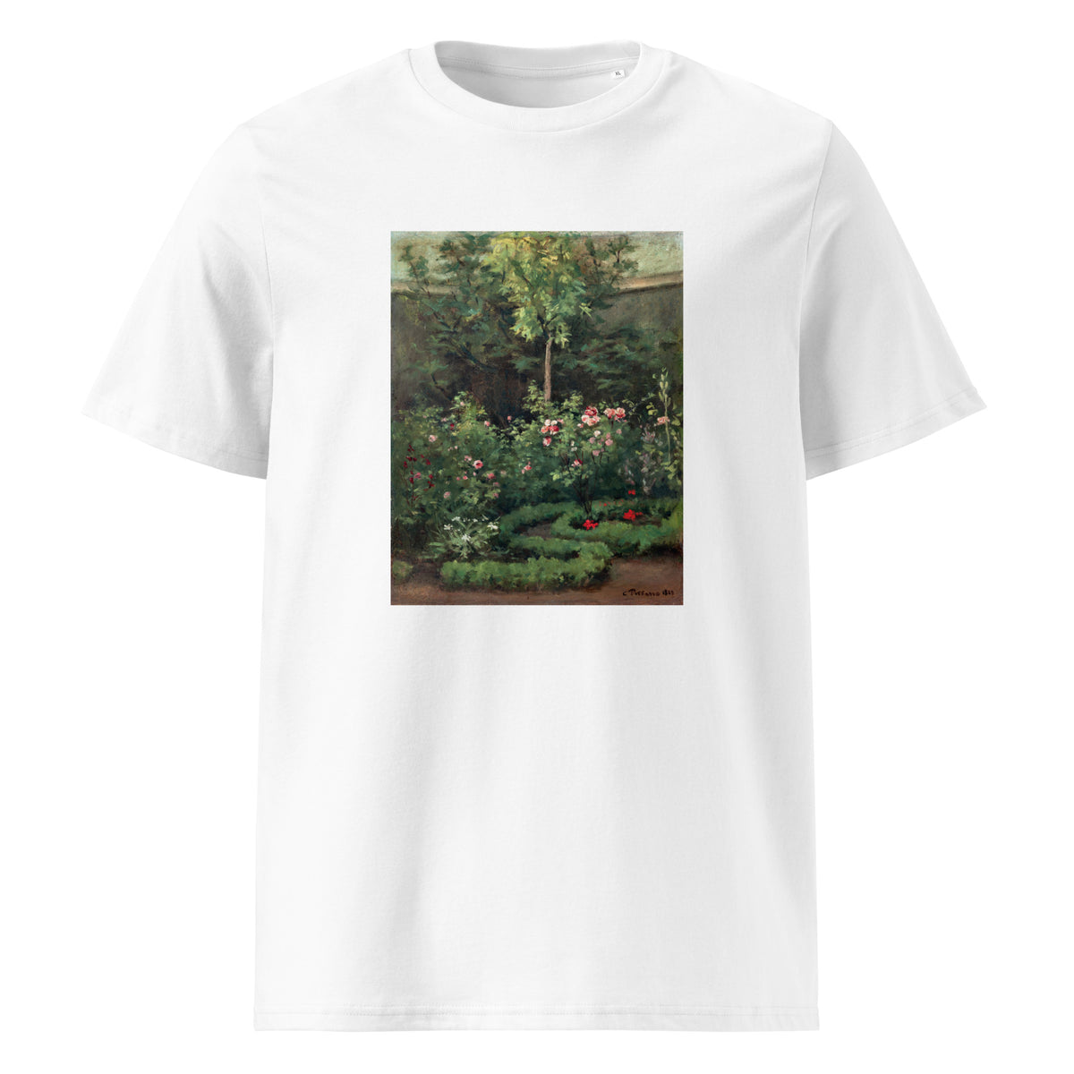 White T-shirt A Rose Garden Premium