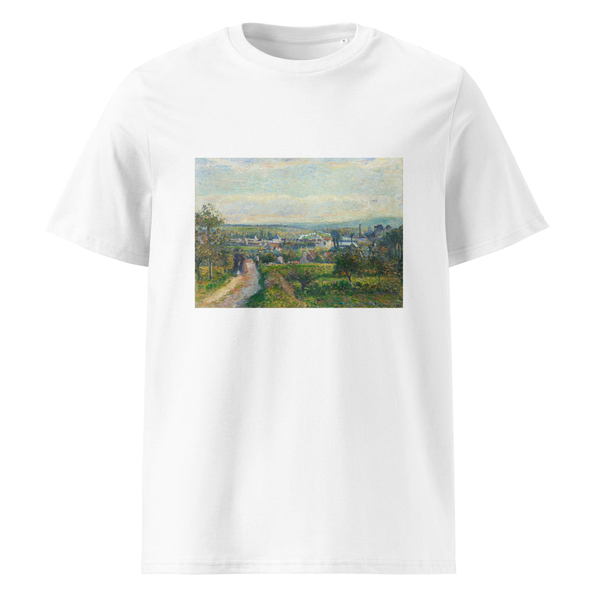 White T-shirt View Of Saint-Ouen-L Aumone Premium