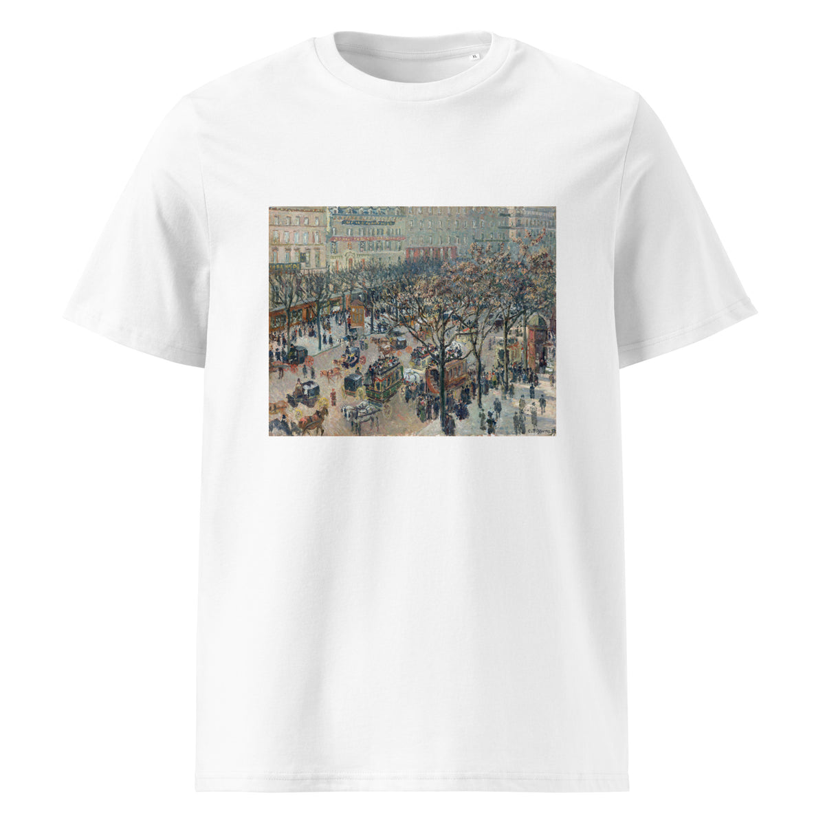 White T-shirt Boulevard Of The Italians Morning Sunlight Premium