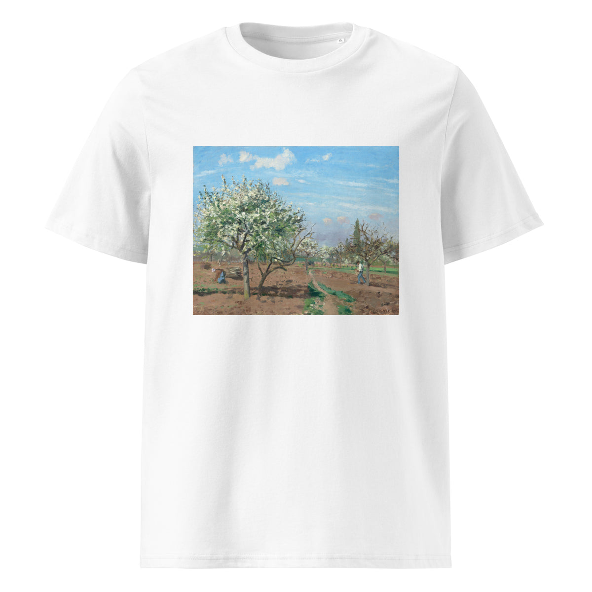 White T-shirt Orchard In Bloom Louveciennes Premium