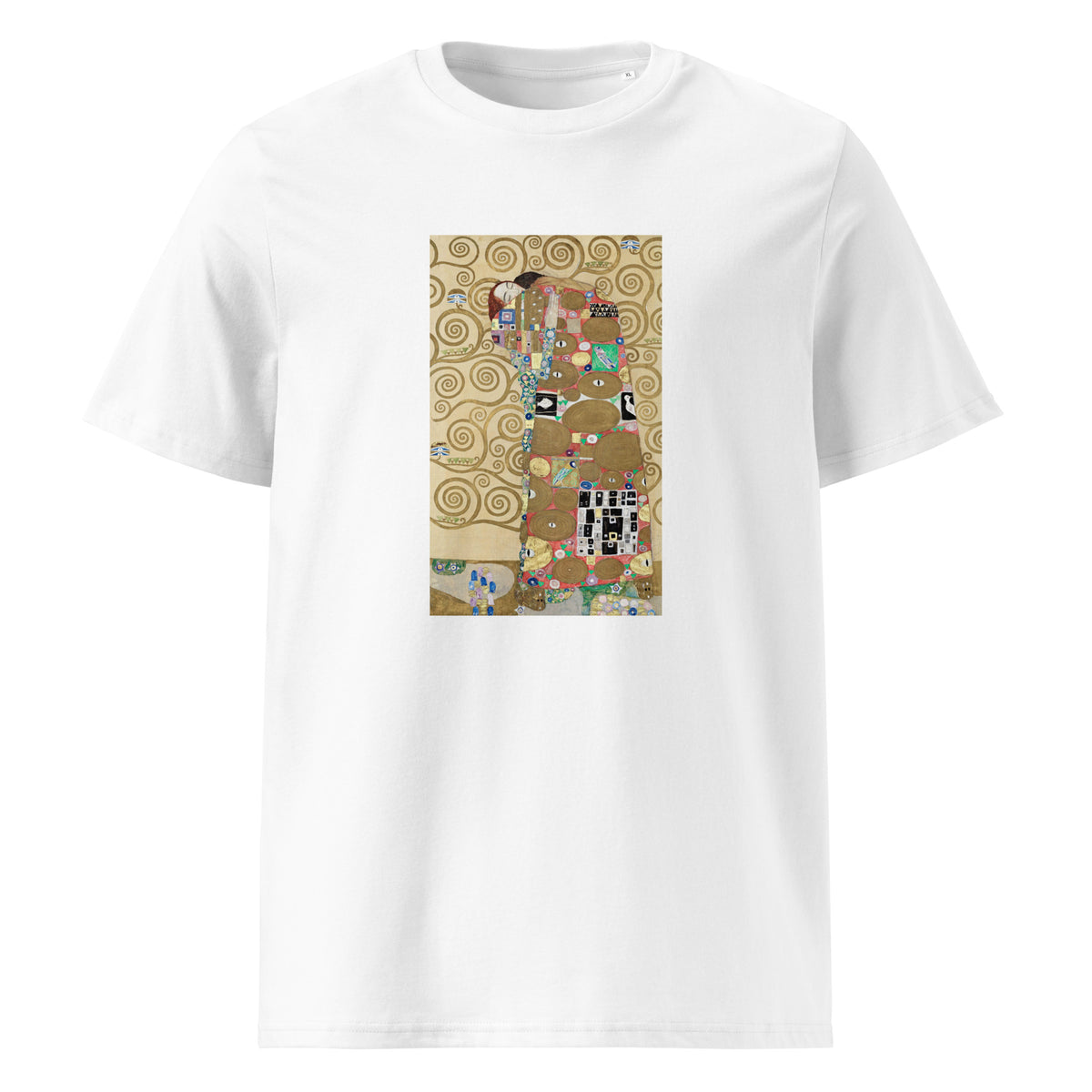 White T-shirt Gustav Klimt Fulfillment Famous Painting Premium