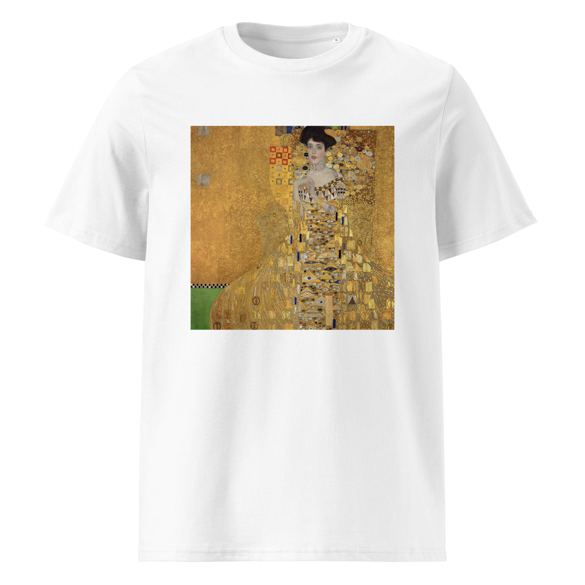 White T-shirt Gustav Klimt Portrait Of Adele Bloch-Bauer I Famous Painting Premium