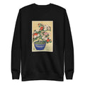 Black Sweater Blooming Azalea In Blue Pot - Ohara Koson 1920 Signature