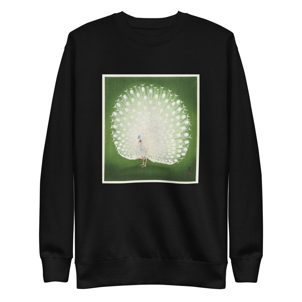 Black Sweater Peacock - Ohara Koson 1925 Signature
