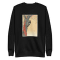 Black Sweater Great Spotted Woodpecker In Tree With Red Ivy - Ohara Koson 1925 Signature