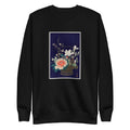 Black Sweater Bamboo Flower Basket - Ohara Koson 1932 Signature